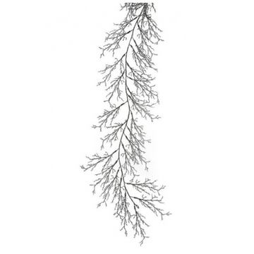 6' Iced Mini Twig Garland