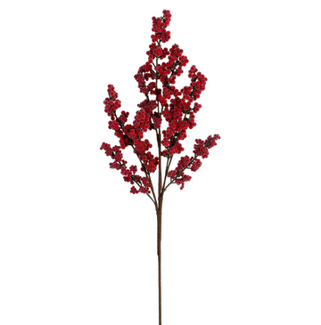 25" Red Berry Spray (Set of 2)