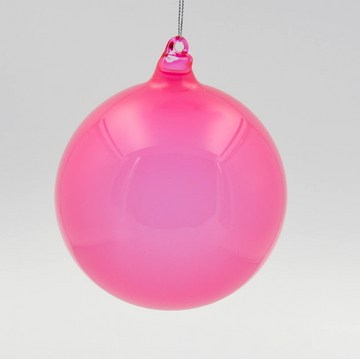 4.7” Bright Pink Ornament