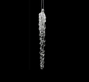 6" Spun Glass Icicle