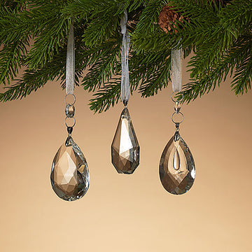 Jewel Crystal Ornament (Set of 3)