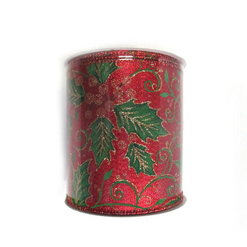 4” Holly Berry Ribbon