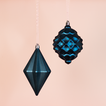 5.5” Blue Diamond Ornament (Set of 2)